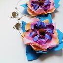 Klipsy kwiatowe lekkie w stylu folk i boho - Box x1