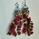 Klipsy boho bujne kolorowe szalone duze lekkie box x1 polecam