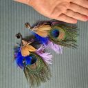 Klipsy piora lekkie zwariowane szaleństwo, różne z dwóch stron x1 polecam