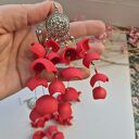 Kolczyki leciutkie boho rękodzieło polecam