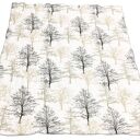 Narzuta Mystical Forest 155x205 cm w drzewka - dwustronna Majunto