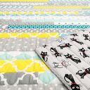 Narzuta patchwork GREY and MINT 158x195 cm