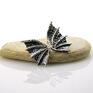 kolczyki skrzydła smoka autorskie srebro smocze dragon wings z ciemnego