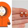 South Park - Kenny - lekkie i wygodne kolczyki wkręty - cartoon gra komputerowa