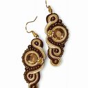 Kolczyki sutasz Nane Sutasz rękodzieło