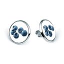 Kolczyki sztyfty z grafiką BORÓWKI