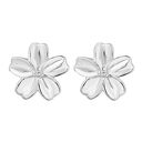 Srebrne kolczyki niezapominajki