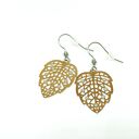 Jesienne liście - kolczyki ze stali szlachetnej