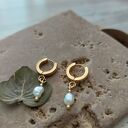 Kolczyki z perłą - Earth