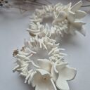 Kolczyki ślubne kwiatowe