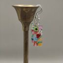 Kolczyki z żywicy Owocowy Mix - kolorowe, lekkie, handmade, letnie wiszące kolczyki