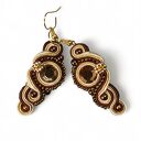 Kolczyki sutasz Nane Sutasz rękodzieło