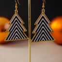 Kolczyki - stal chirurgiczna - choinki