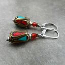 walce w stylu etno srebro 925