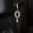 Miętowe kolczyki wiszące “Silver Chrysolite” - lekkie i chłodno eleganckie