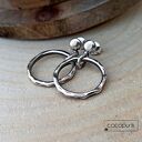 Kolczyki koła 2 cm - srebro pr. 925