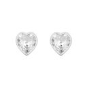 Srebrne kolczyki z kryształowymi sercami SWAROVSKI® CRYSTAL