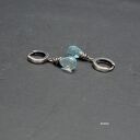 Akwamaryn - kolczyki 020