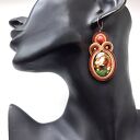 Autumn kolczyki sutaszowe