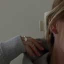 Srebrne kolczyki wstążki