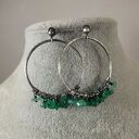 Kolczyki -koła z onyksem