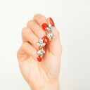 Kolczyki sztyfty wiszące listki