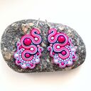 Pink Snail kolczyki sutasz