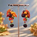 Unikatowe kolczyki handmade dla kobiet