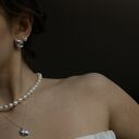 Srebrne retro kolczyki