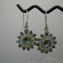 Kolczyki rajskie z kryształkami Swarovski