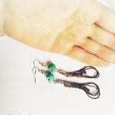 kolczyki długie kolorowe lekkie hindi etno boho