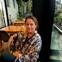 Kolczyki boho kwiaty leciutkie żółto-różowe - etno folk