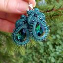 Kolczyki sutasz Teal