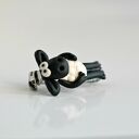Broszka - przypinka Baranek Shaun z modeliny Fimo - ręcznie robiona