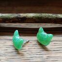 Kolczyki z żywicy epoksydowej - Kocia Furia