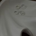 kolczyki srebrne z bezbarwnymi