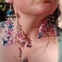 Kolczyki Szlanstwo Kwiatowe Boho Etno - lekkie, bujne i kolorowe Frida