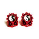 Kolczyki sztyfty Feng Shui SOUTACHE