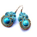 Turkusowe Kolczyki Sutasz