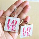 Kolczyki wiszące - LOVE