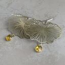 Kolczyki Water Lily & Swarovski - ręcznie robione
