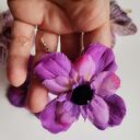 Kwiatowe, lekkie i duże kolczyki boho Frida