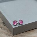 Kolczyki wkrętki Różowa Abstrakcja