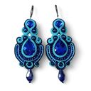 Kolczyki sutasz Nane Sutasz rękodzieło