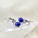 W chabrowym kolorze - kolczyki