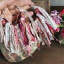 Kolczyki długie boho Frida - bujne frędzle etno Ruda Klara
