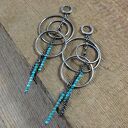 Długie kolczyki z turkusu