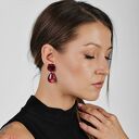 Kolczyki krople w odcieniu wina Carmen e40/4