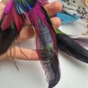 Lekkie kolczyki Boho pióra polecam