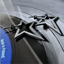Oksydowane srebrne kolczyki wkrętki Gwiazdki Rockstar Dark (wersja większa) - Shambala